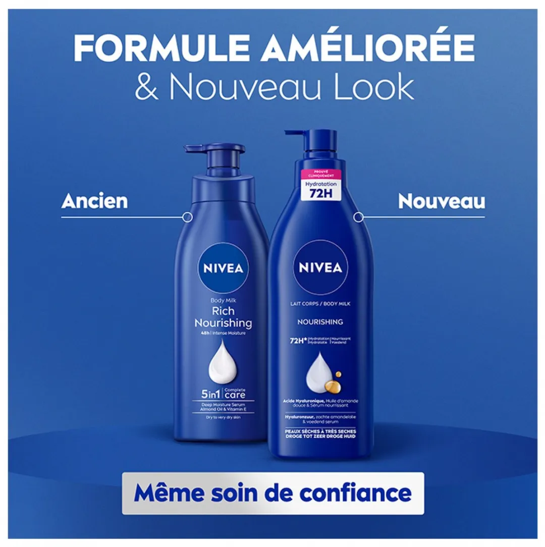 NIVEA 72H Voedende Bodylotion 625ml