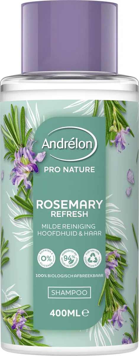 Andrélon Pro Nature Rosemary Refresh Shampoo 400ml