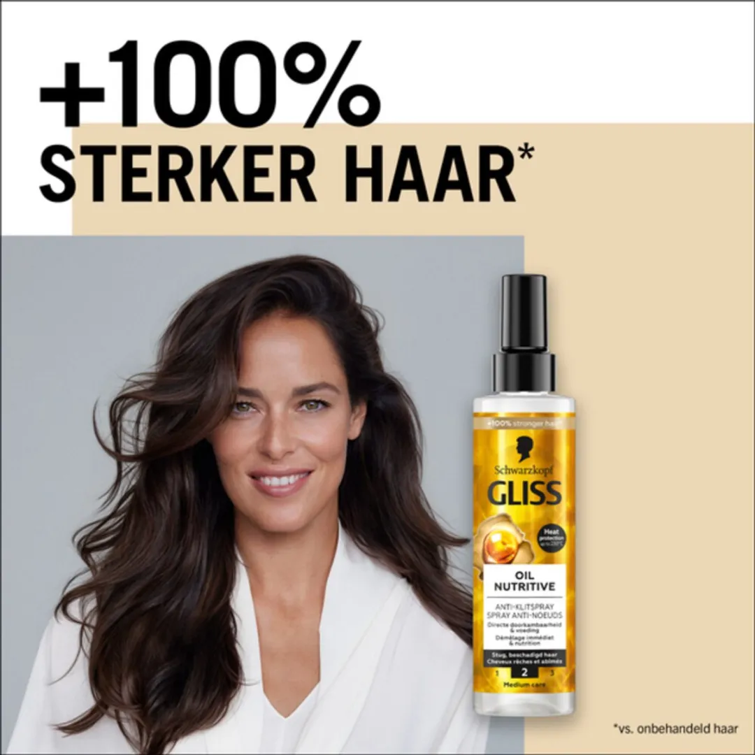 Schwarzkopf Gliss Anti-Klitspray 200ml - Droog Haar