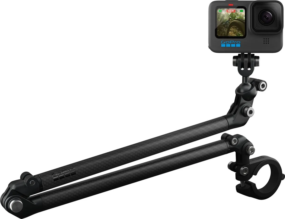 GoPro Boomarm + Bar Mount AEXTM-011 - Zwart