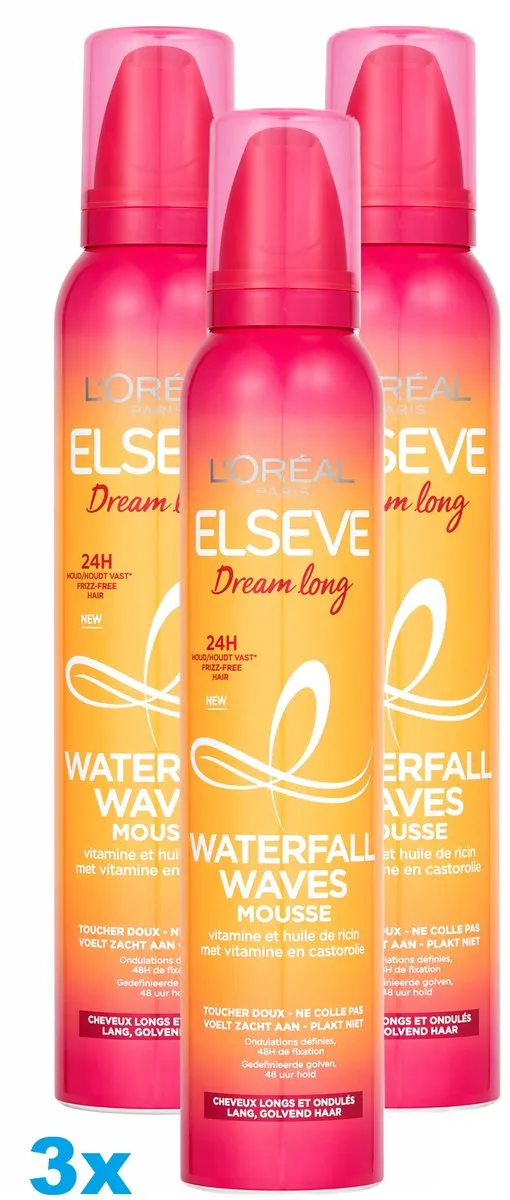 L'Oréal Paris Elseve Dream Long Waterfall Waves Mousse 600ml