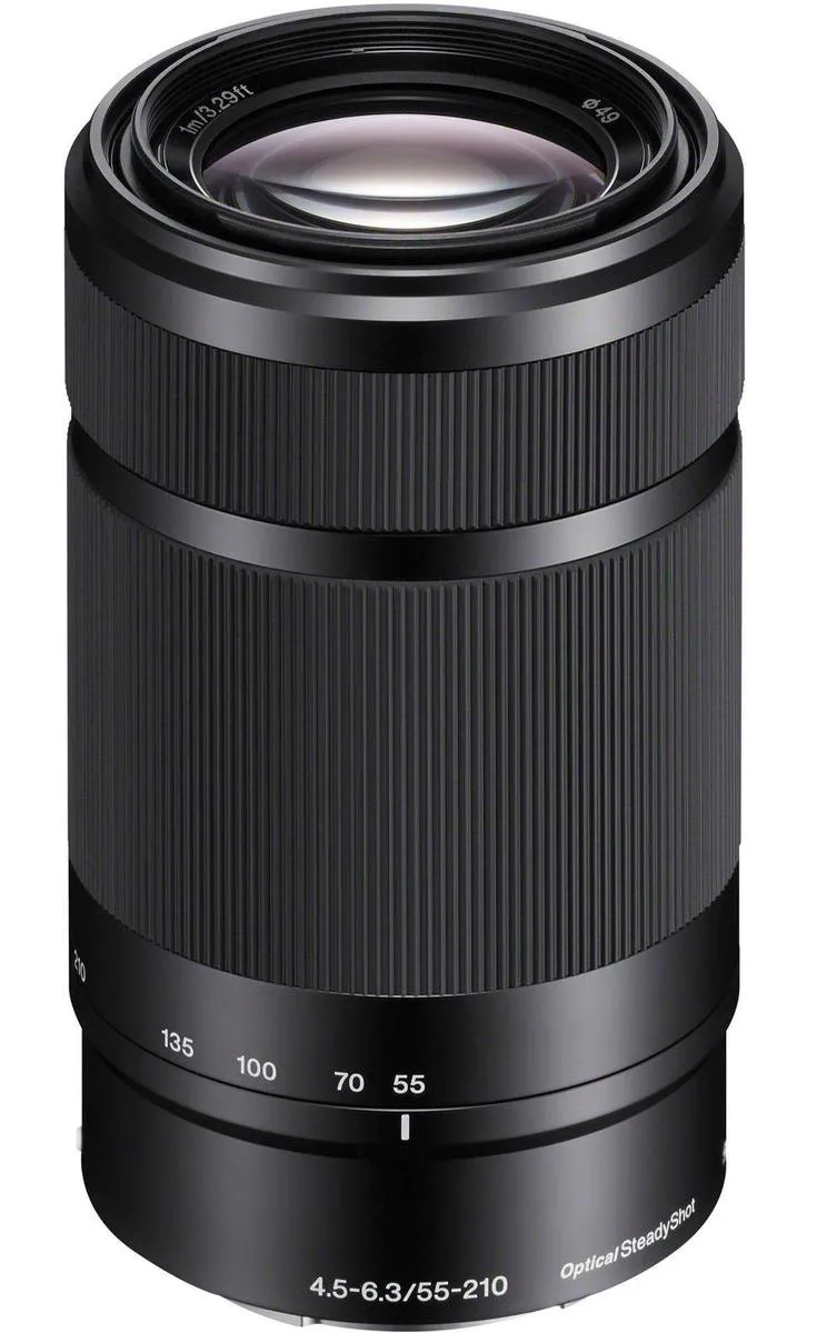 Sony E 55-210mm f/4.5-6.3 OSS Zoomlens - 49mm