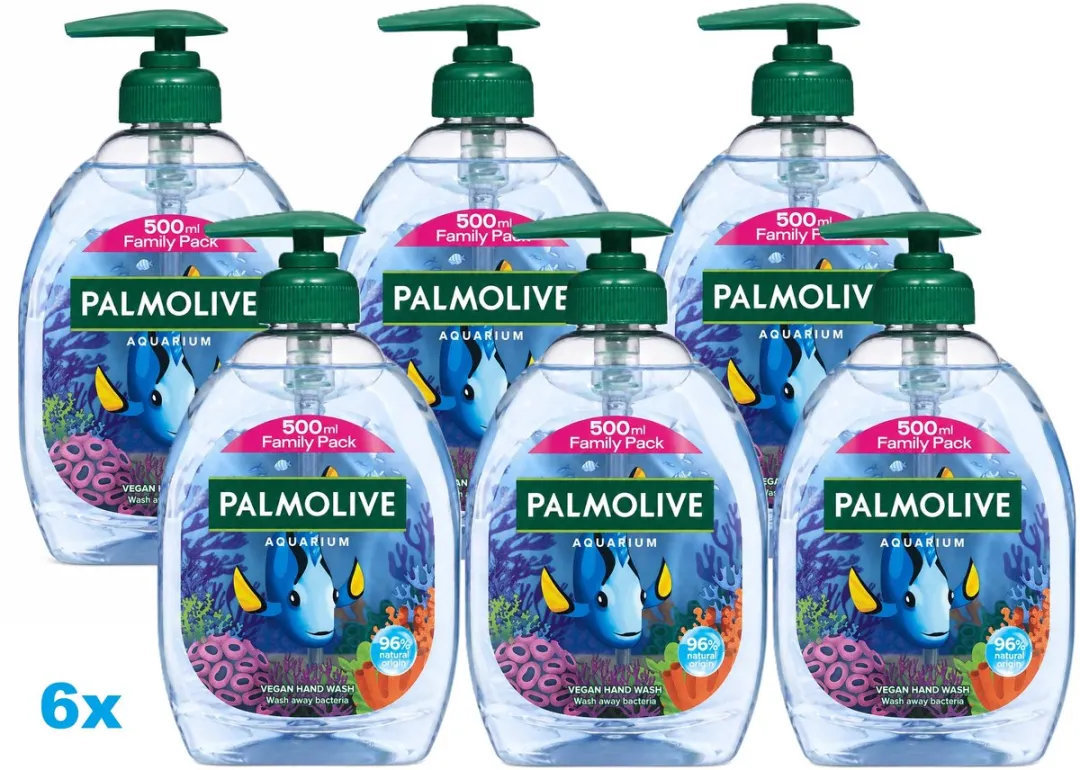 Palmolive Aquarium Handzeep Family Pack 6x500ml