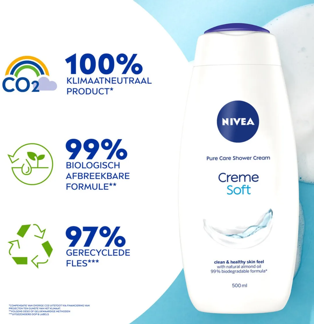 NIVEA Douchecrème Soft 3x500ml