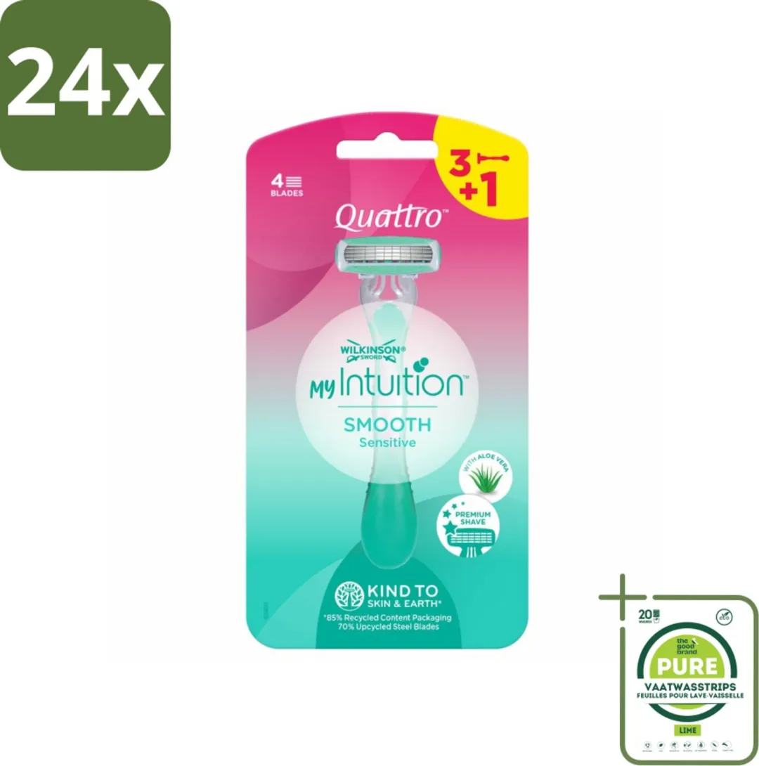 Wilkinson Quattro For Woman Wegwerpscheermesjes 4-delig