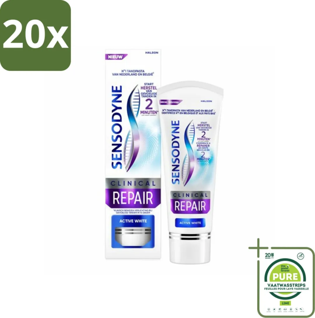 Sensodyne Clinical Repair Active White Tandpasta 75ml