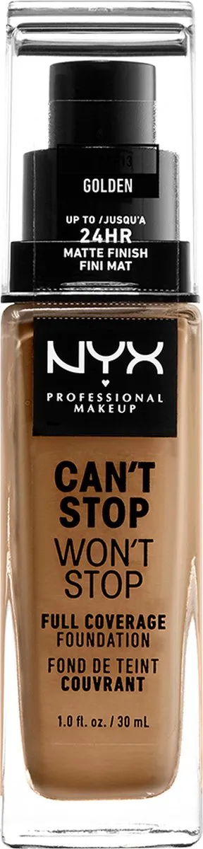 NYX Can't Stop Won't Stop Foundation Golden 30ml