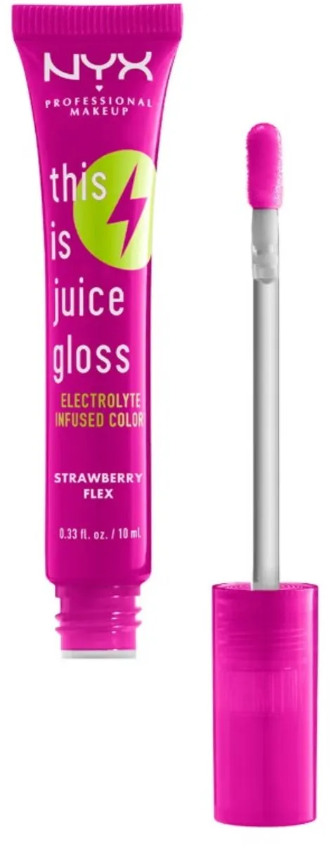 NYX This Is Juice Gloss 03 Strawberry Flex - Lipgloss 10ml