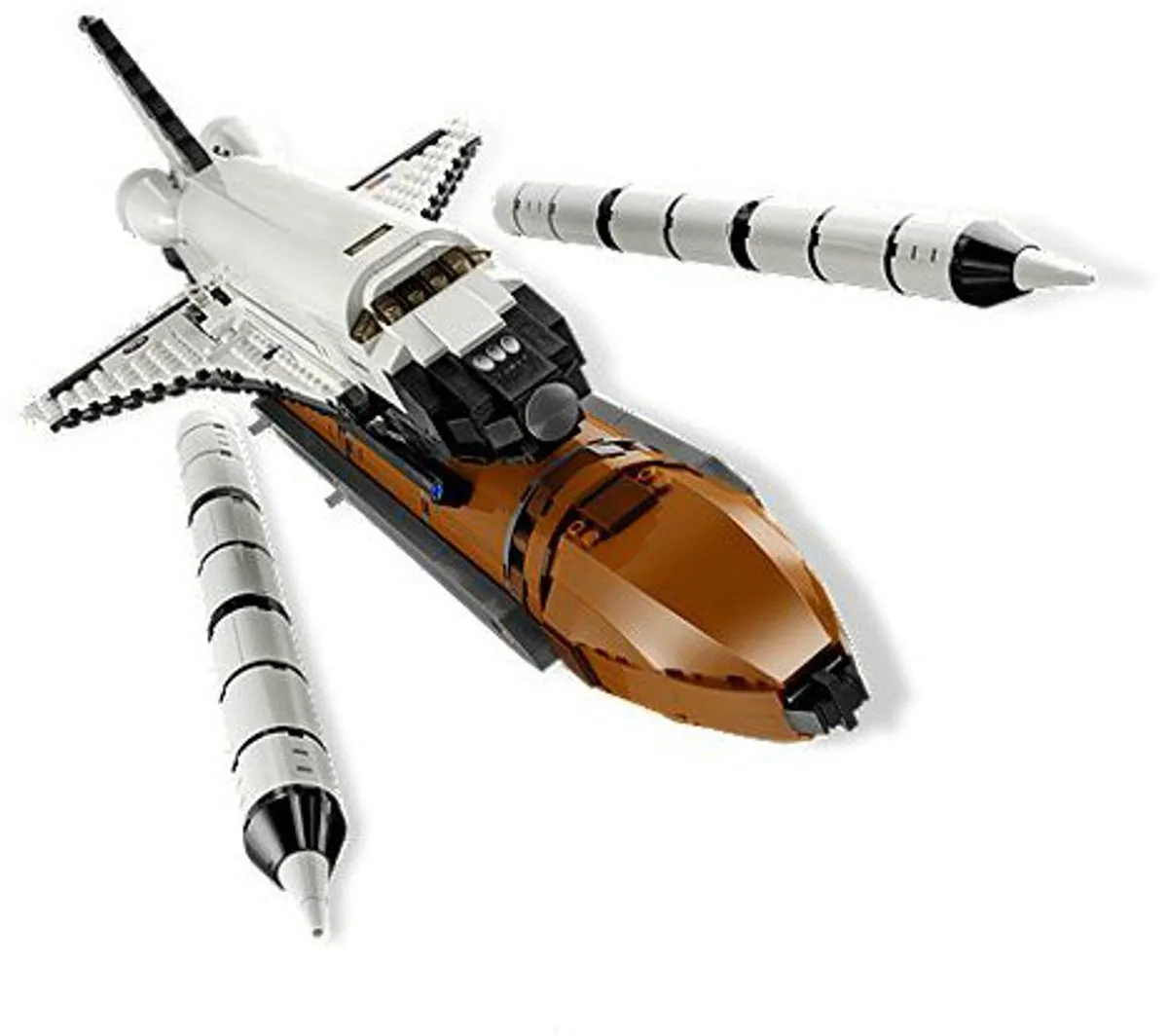 LEGO Space Shuttle Expedition 10231 - 1230 Stukken - Wit/Zwart/Bruin - afbeelding 4 van 6