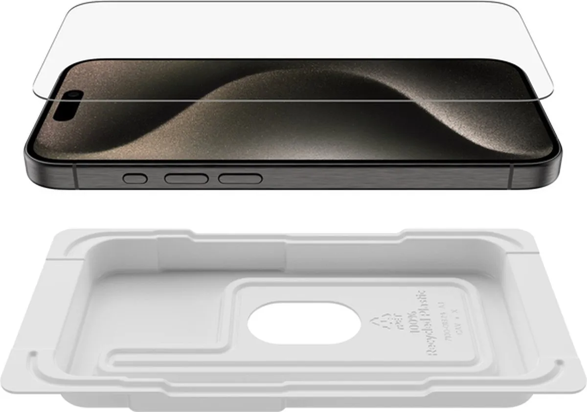 Belkin UltraGlass 2 iPhone 15 Pro Glas Screenprotector - afbeelding 5 van 6