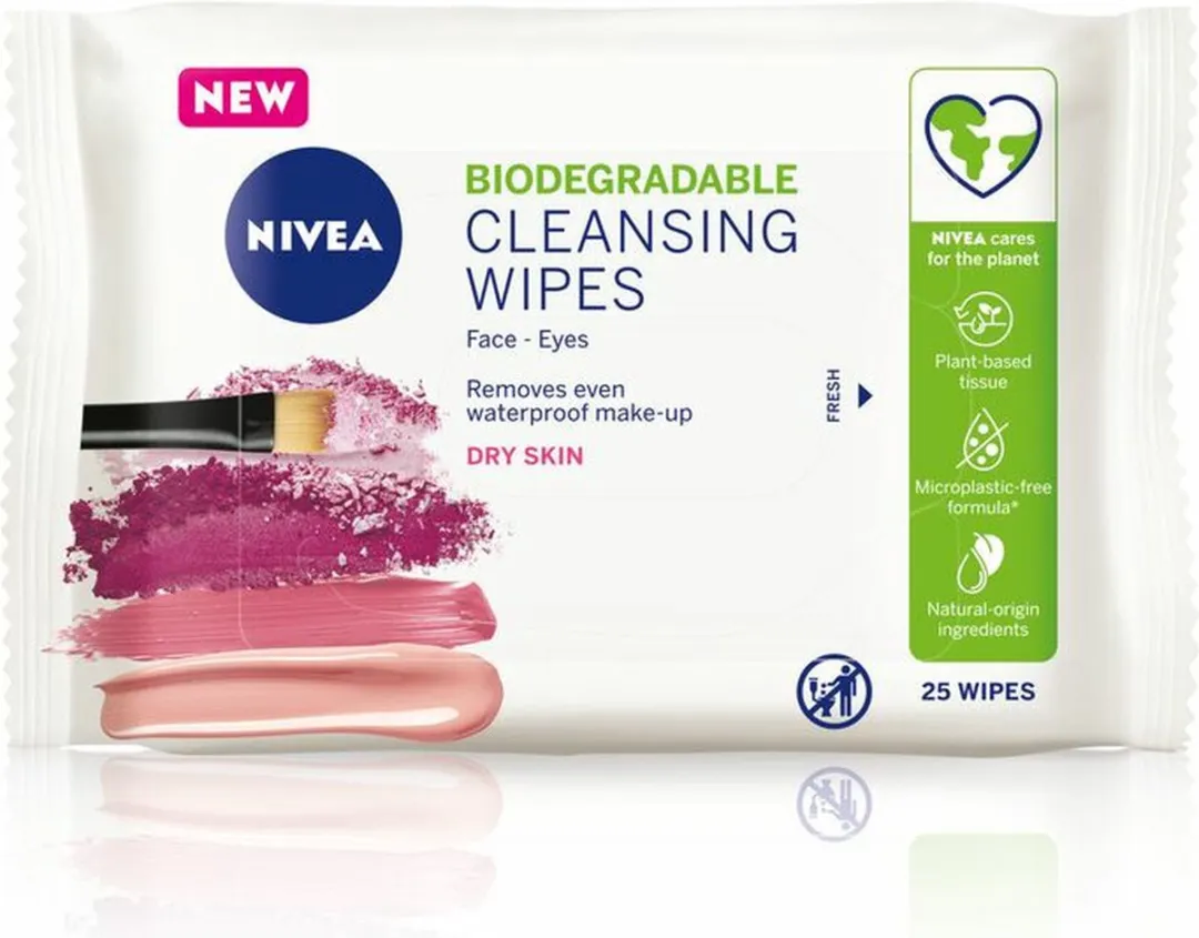 NIVEA Reinigingsdoekjes Droge Huid - 75g (3x25)