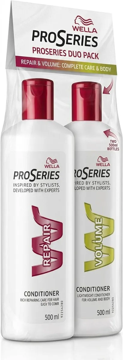 Wella Pro Series Crèmespoeling Duo Volume & Repair 1000ml