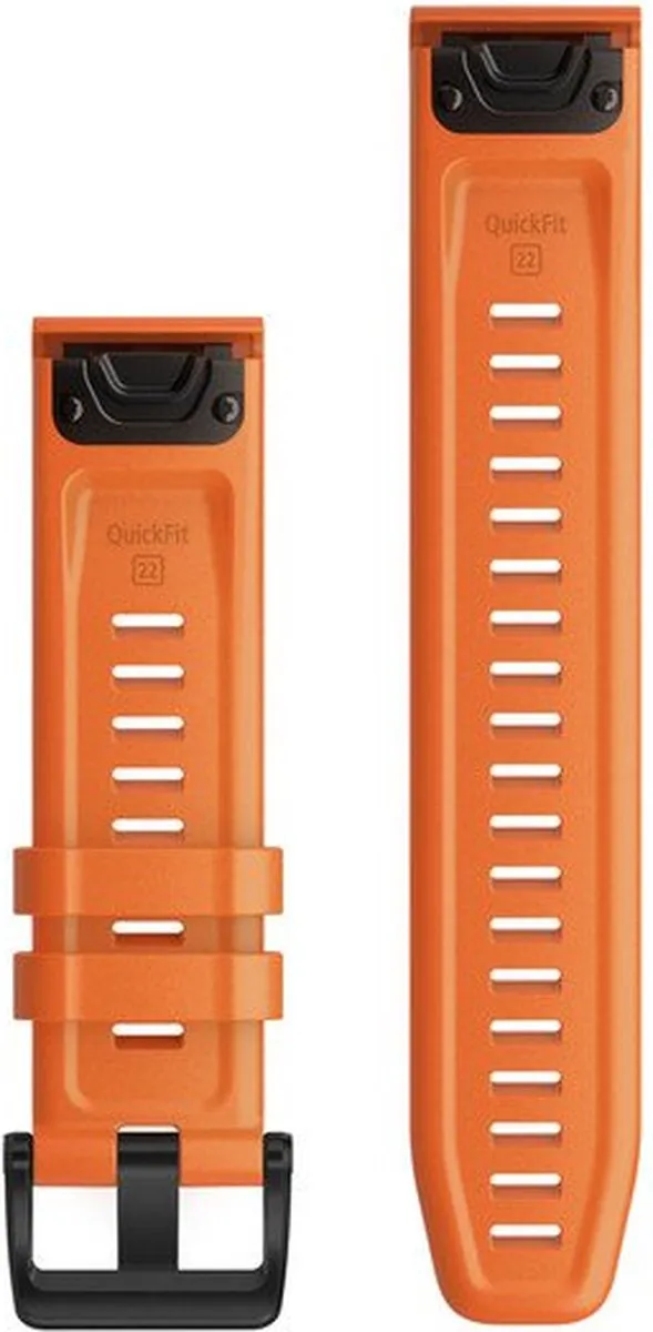 Garmin QuickFit Siliconen Horlogebandje 22mm - Ember Orange