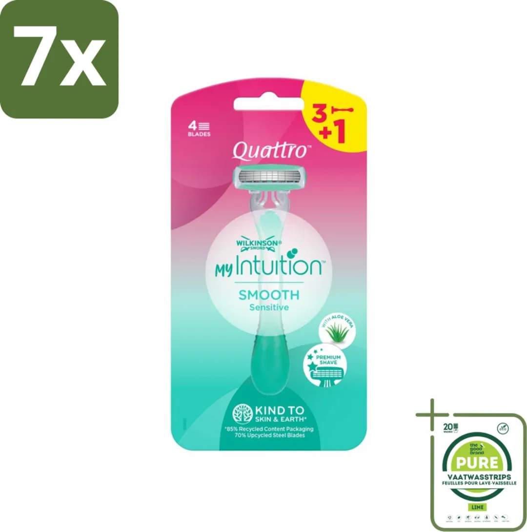 Wilkinson Quattro For Woman Wegwerpscheermesjes 28 Stuks