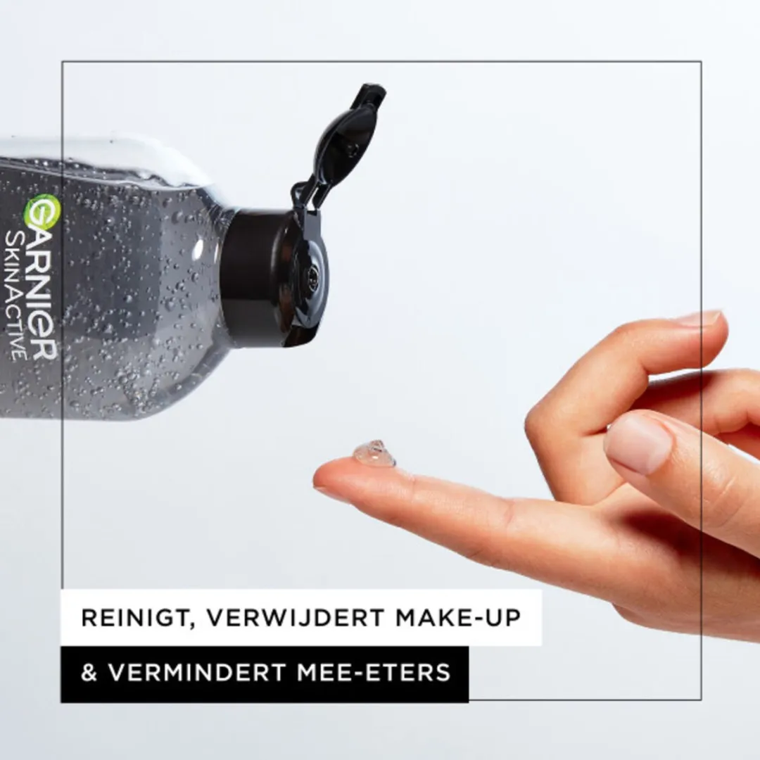 Garnier SkinActive Micellair Jelly-water Charcoal 400ml - 25 Stuks