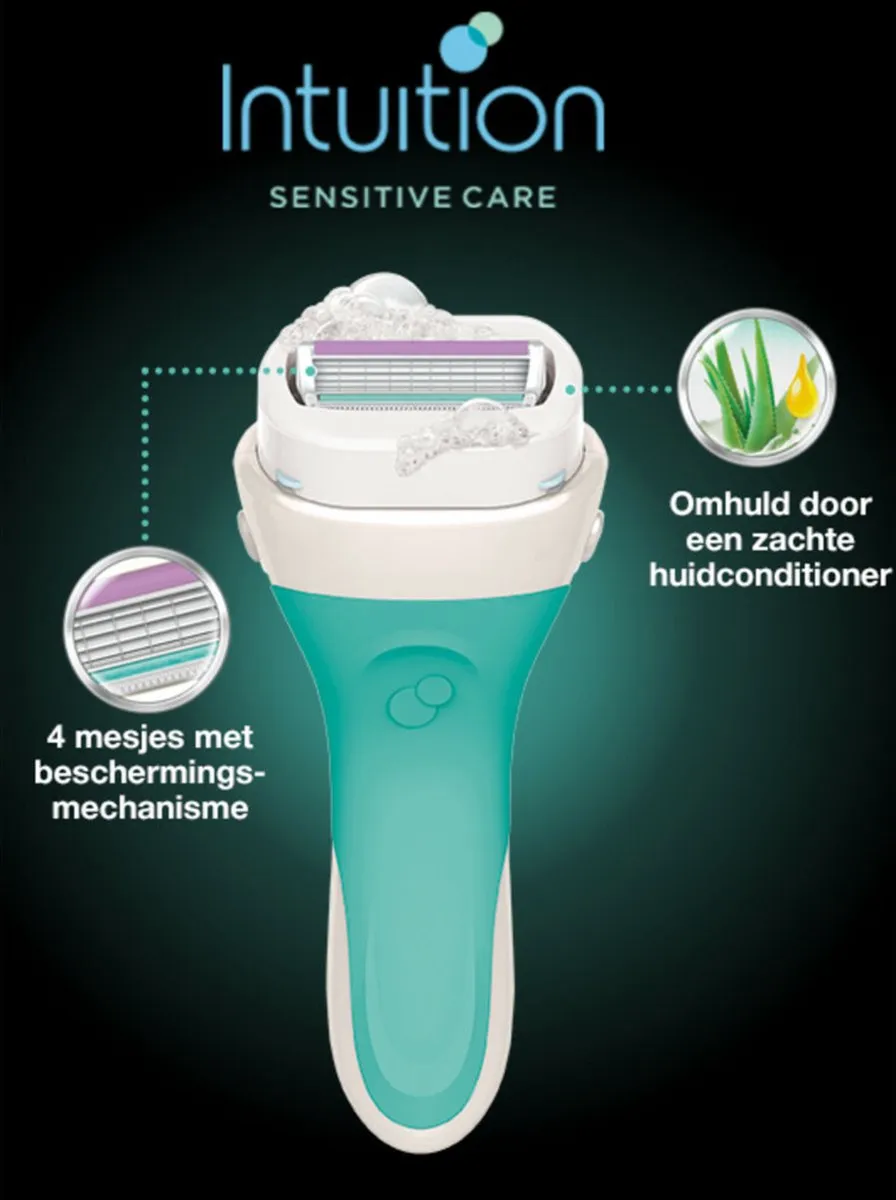 Wilkinson Intuition 2 in 1 Scheermes Sensitive Care - 3 Stuks