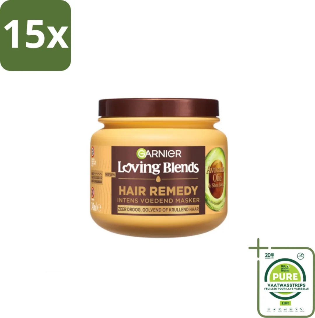 Garnier Loving Blends Haarmasker Avocado Olie & Shea Boter 340ml