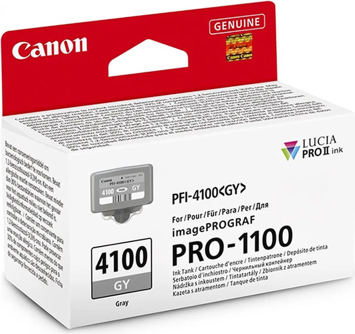 Canon LUCIA PRO II 6783C001 Inkt Grijs - 133 Pagina's