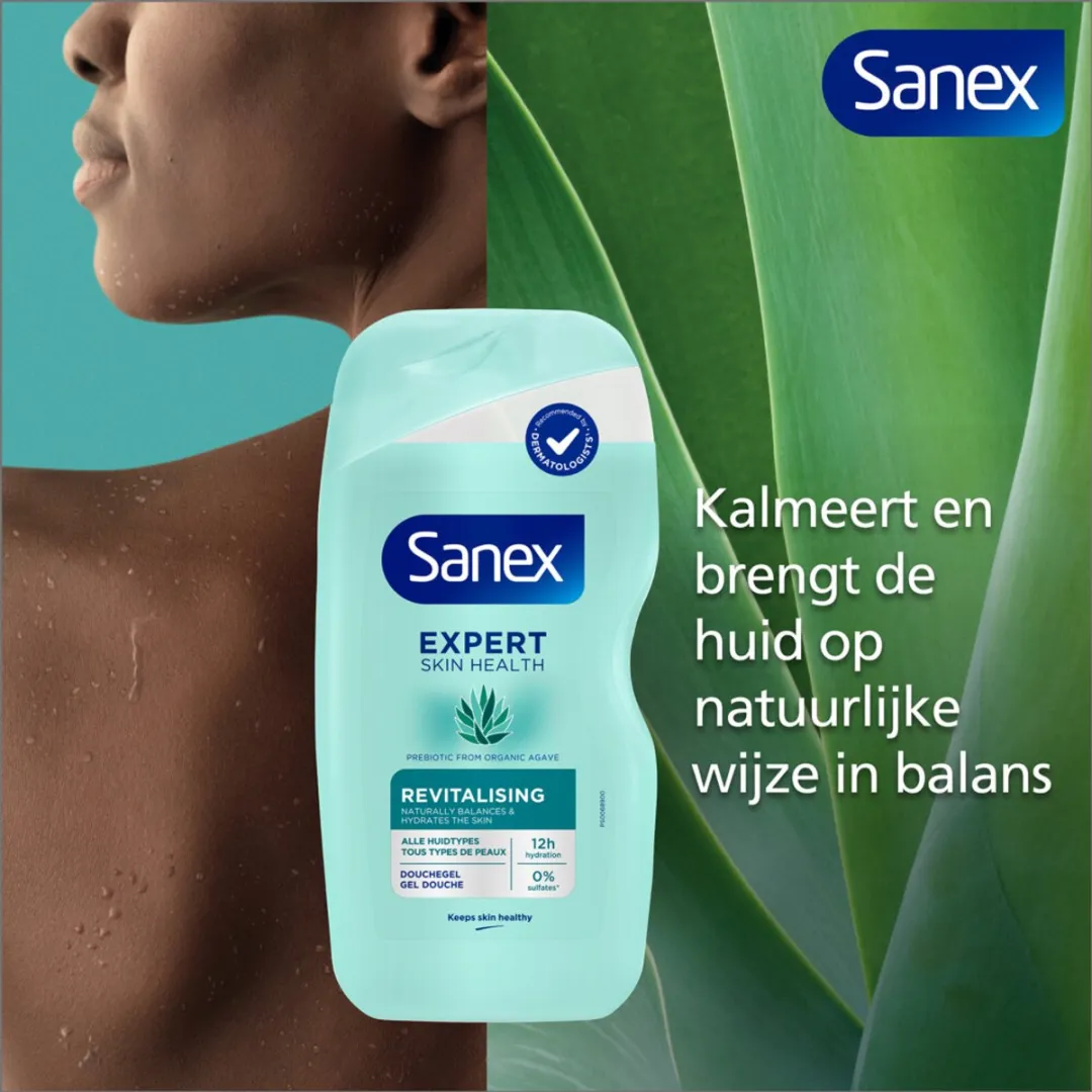 Sanex Douchegel Expert Skin Health Agave - 6x450ml