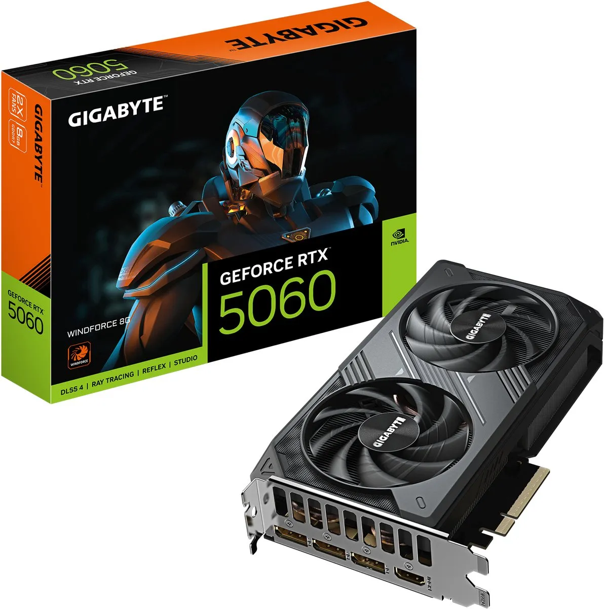 Gigabyte GeForce RTX 5060 Windforce GV-N5060WF2-8GD