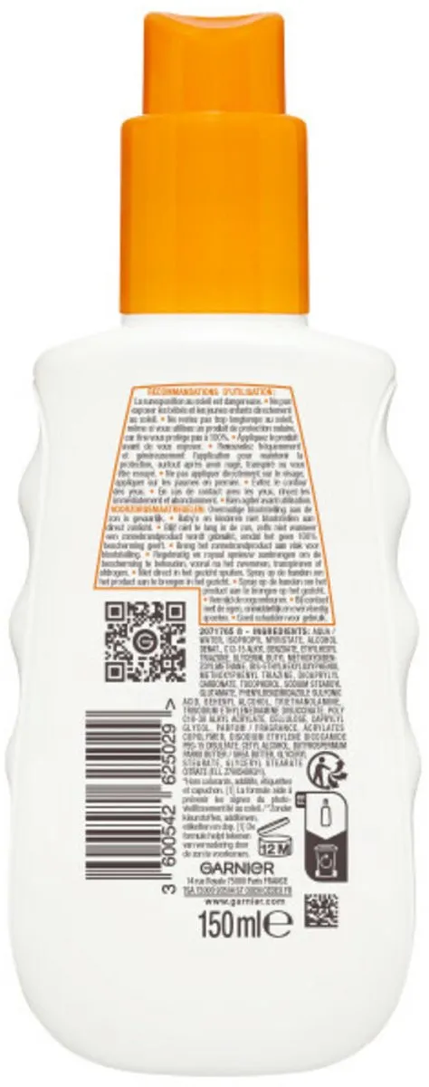 Garnier Ambre Solaire Hydra 24 Protect Zonnebrandspray SPF 30