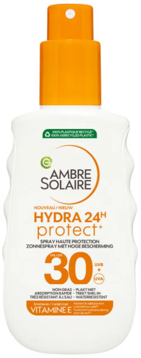 Garnier Ambre Solaire Hydra 24 Protect Zonnebrandspray SPF 30 - 3x150ml