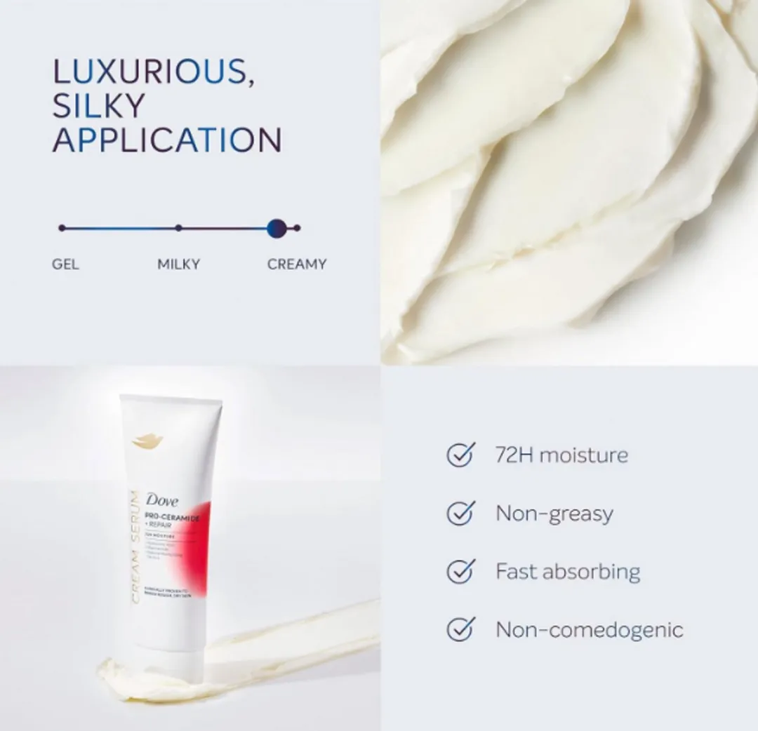 Dove Body Cream Serum Pro-Ceramide + Repair 237ml