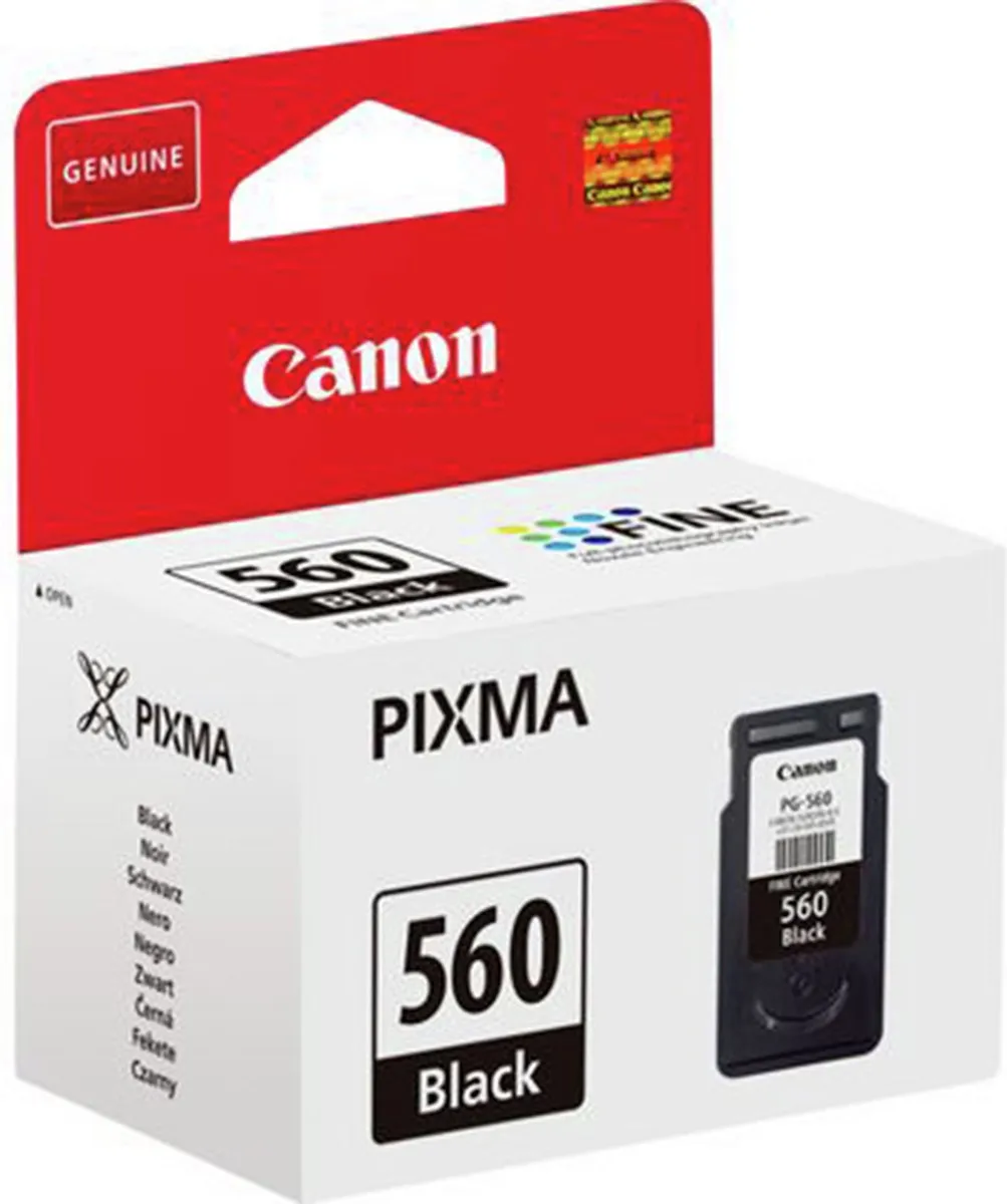 Canon PG-560 Inktcartridge Zwart - 7.6ml
