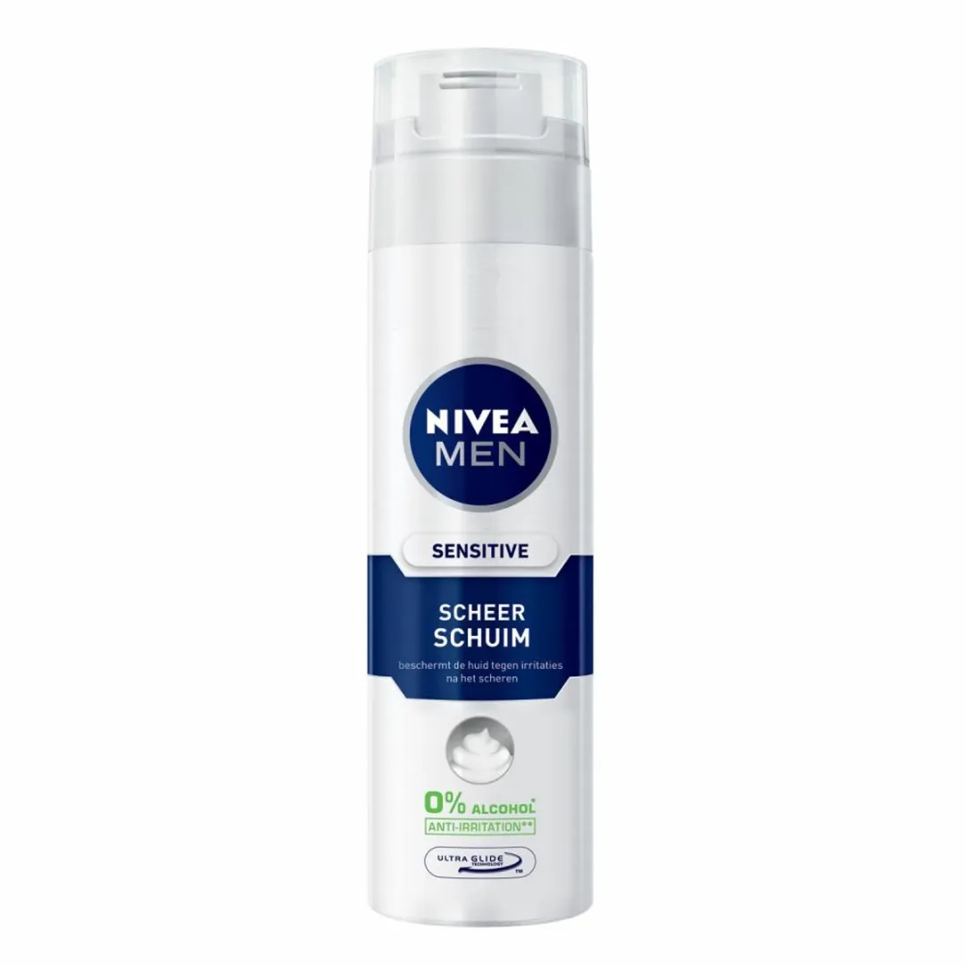 NIVEA Men Scheerschuim Sensitive 250ml - 3 Stuks