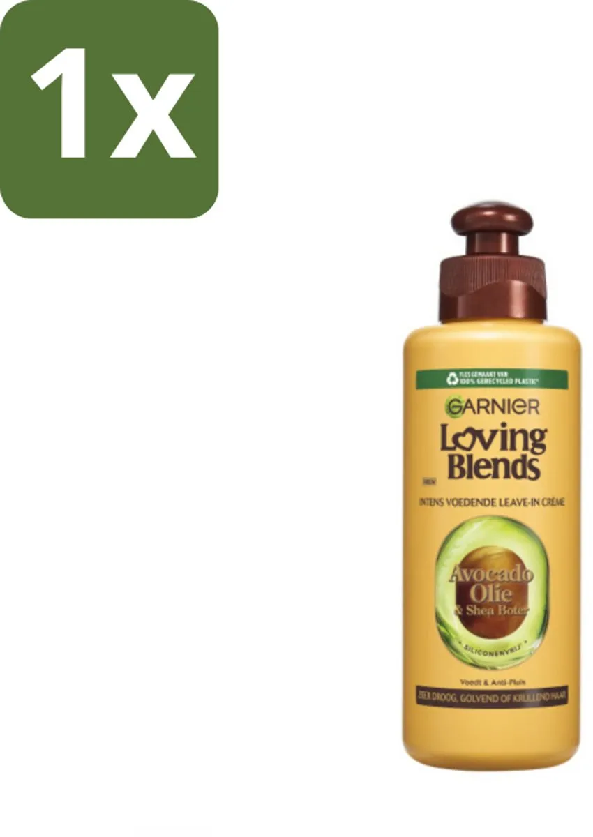 Garnier Loving Blends Leave-In Crème Avocado Olie & Shea Boter 200ml