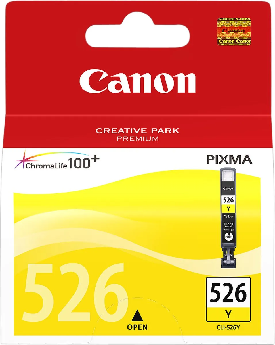 Canon CLI-526Y Inktcartridge Geel - 9ml