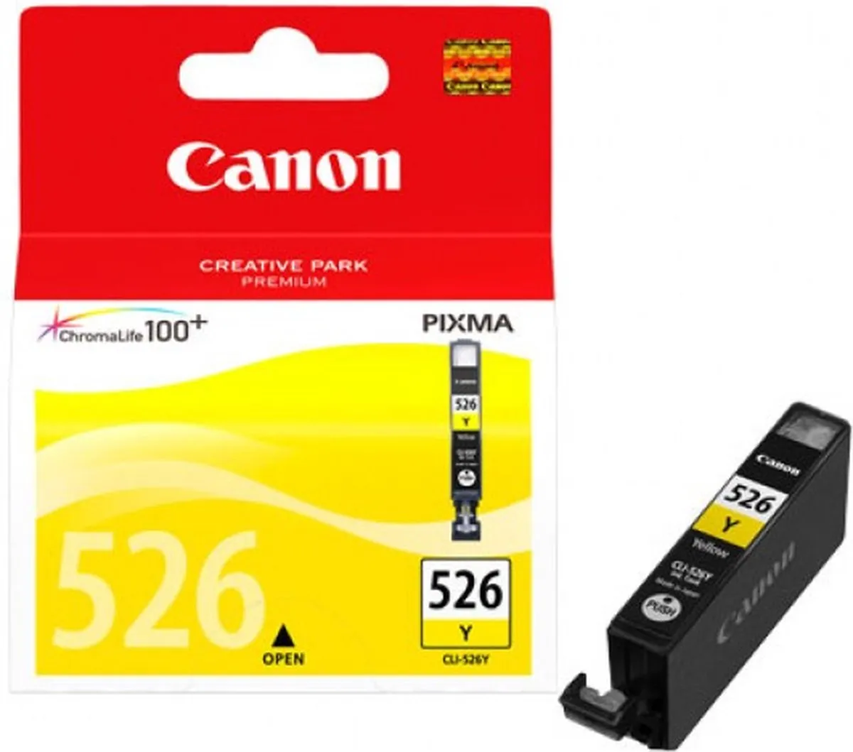 Canon CLI-526Y Inktcartridge Geel - 9ml