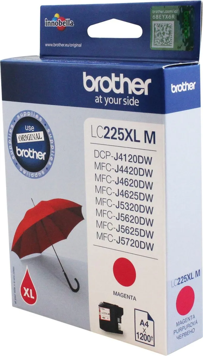 Brother LC-225XL Inktcartridge - Magenta
