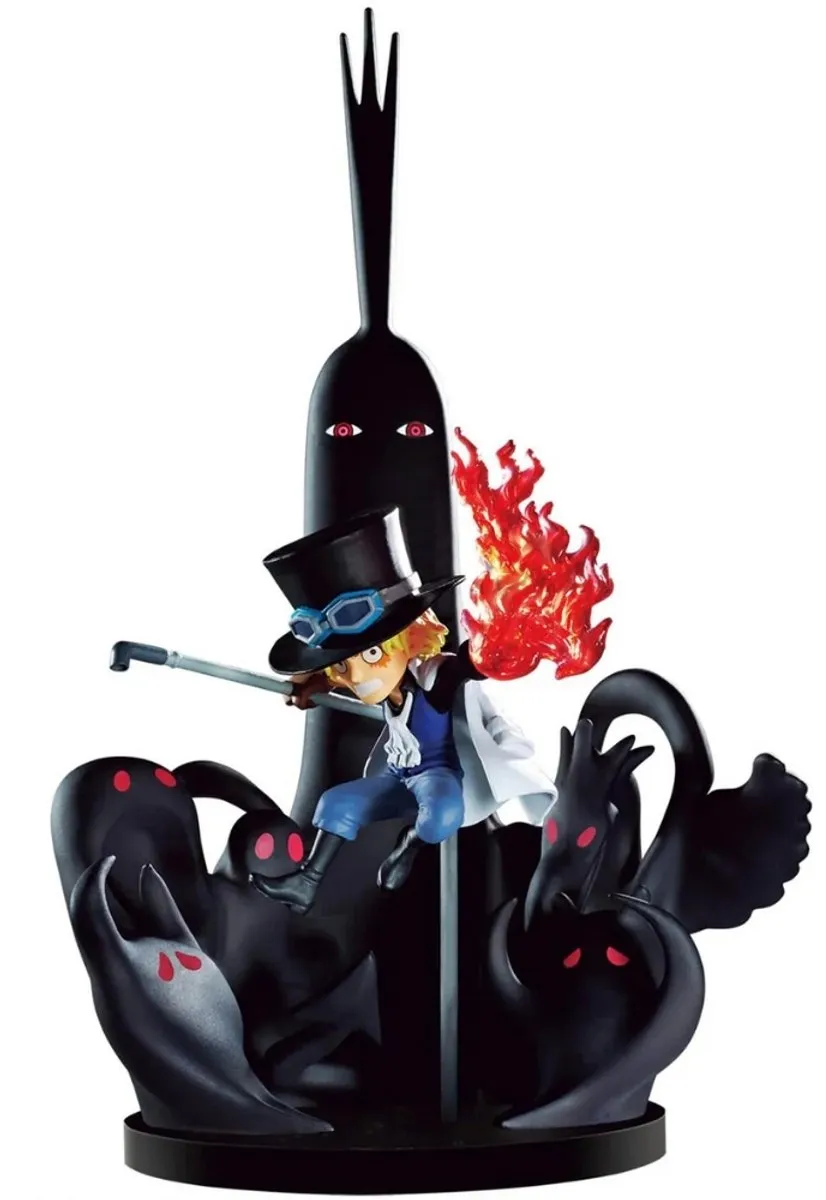 Bandai One Piece World Collectable Figuur Sabo vs Five Elders & Imu