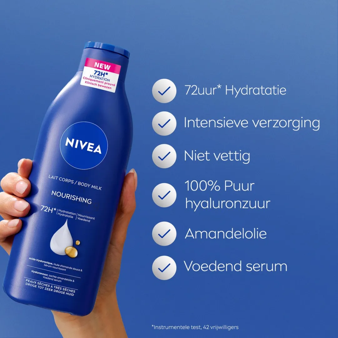 NIVEA Verzorgende Body Milk Hyaluronzuur 75ml - 20 Stuks
