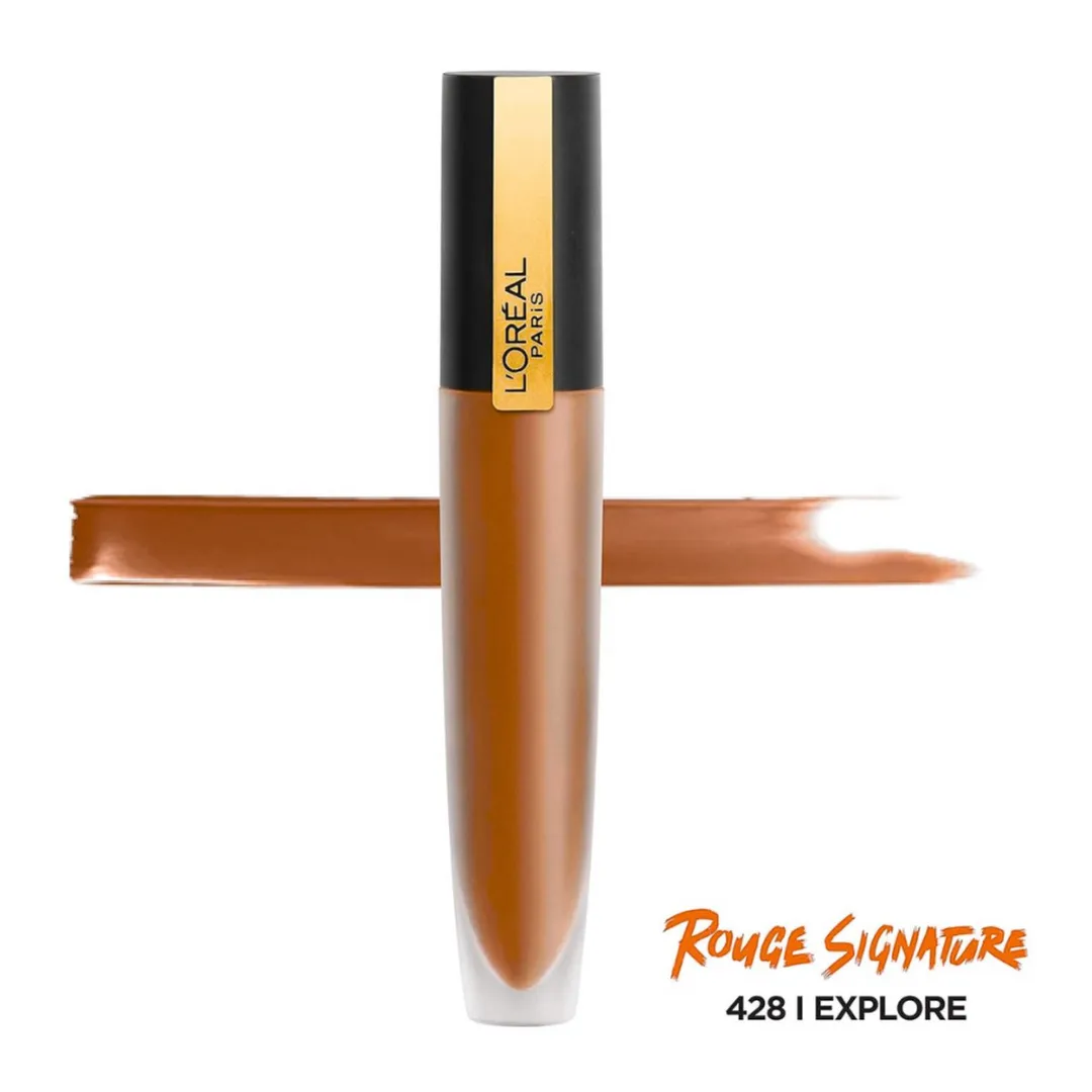 L'Oréal Paris Rouge Signature 428 I Explore Matte Lipstick - 7ml