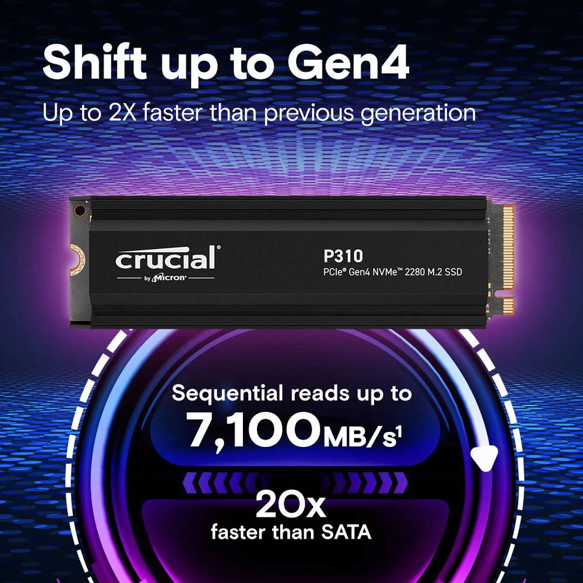 Crucial P310 CT1000P310SSD5 M.2 SSD - 1TB