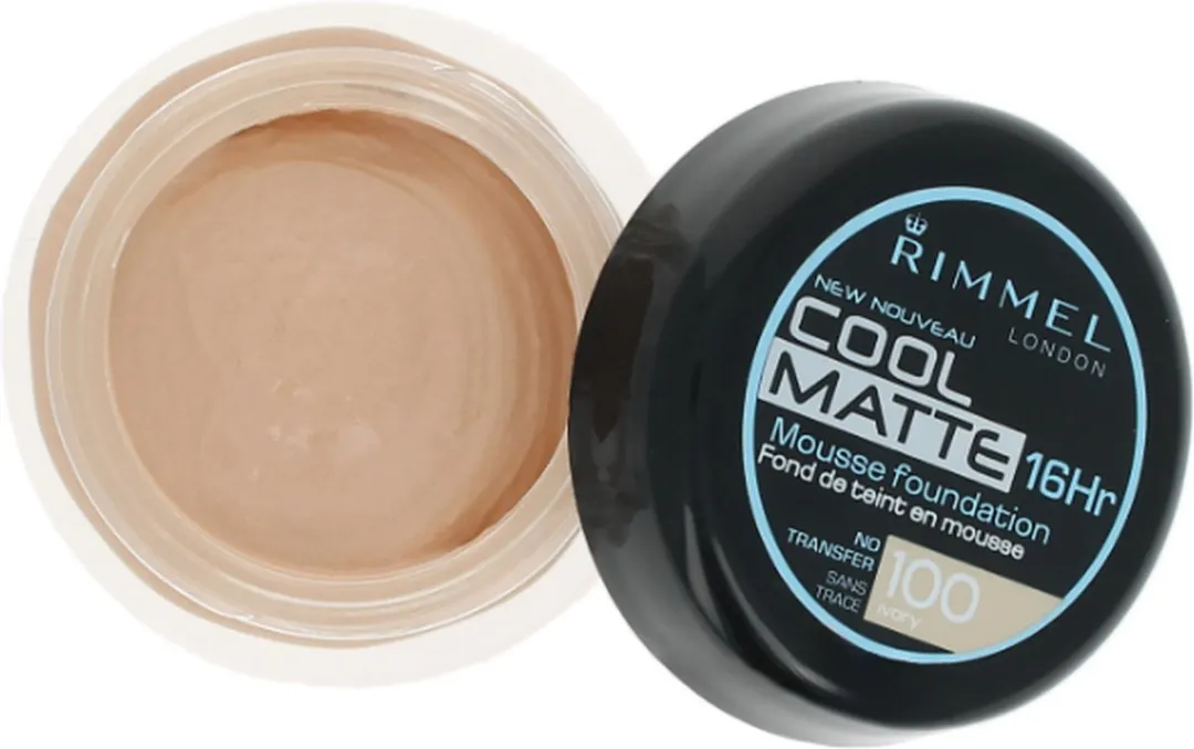 Rimmel London Cool Matte Mousse Foundation 100 Ivory
