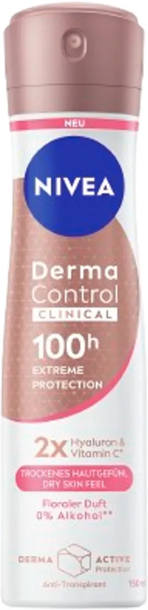 NIVEA Derma Control Clinical Ultra Even Tone Deodorant Spray 100u - 900ml - afbeelding 6 van 6