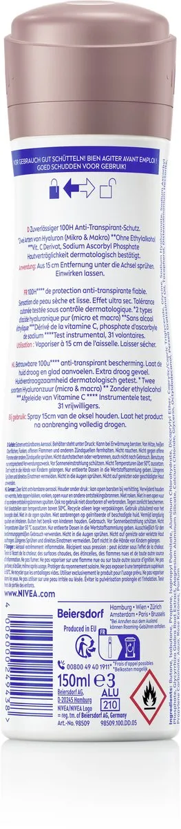 NIVEA Derma Control Clinical Ultra Even Tone Deodorant Spray 100u - 900ml