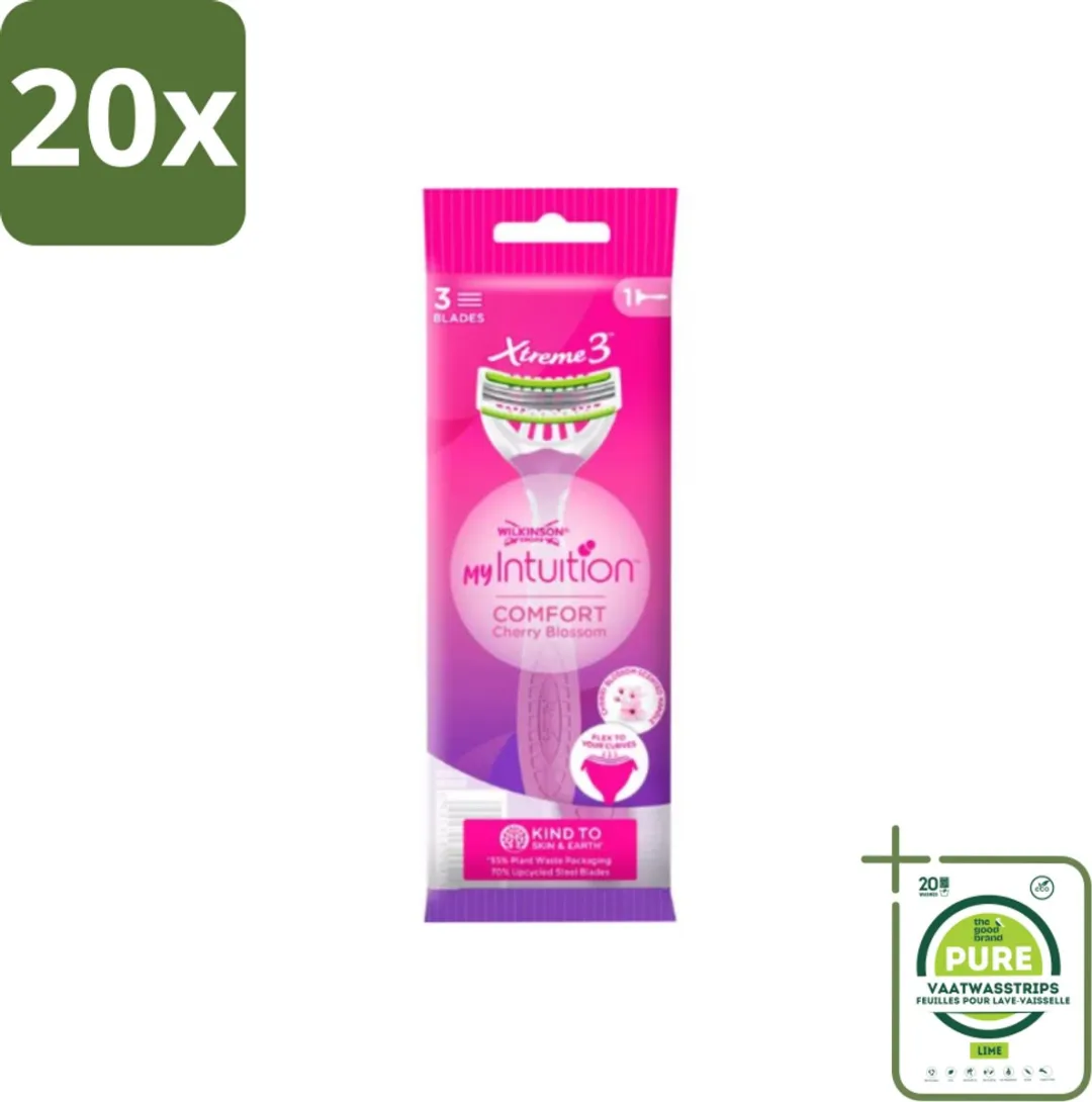Wilkinson Xtreme 3 Beauty Wegwerpscheermesjes 20 Stuks