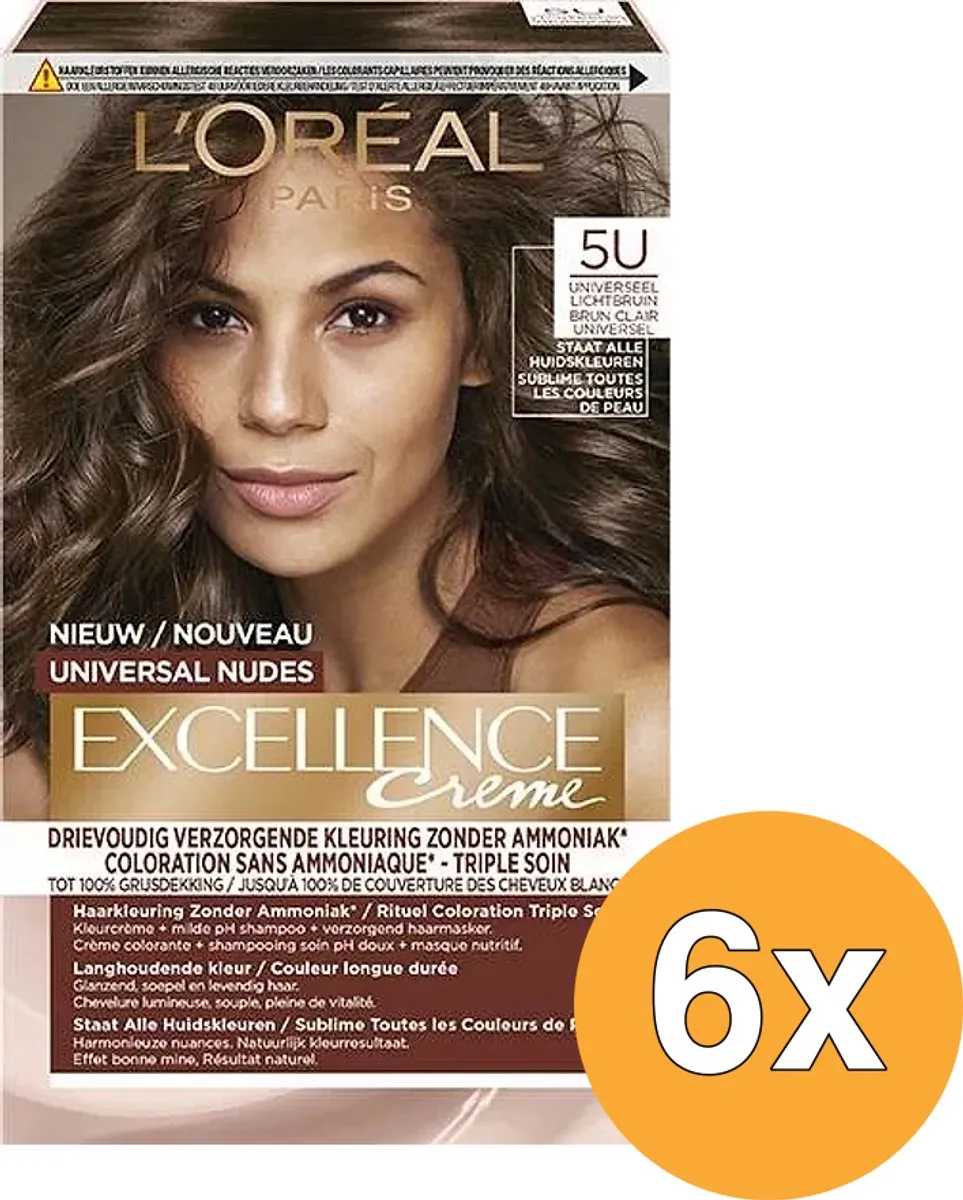 L'Oréal Paris Excellence Crème Universal Nudes 5U 300ml