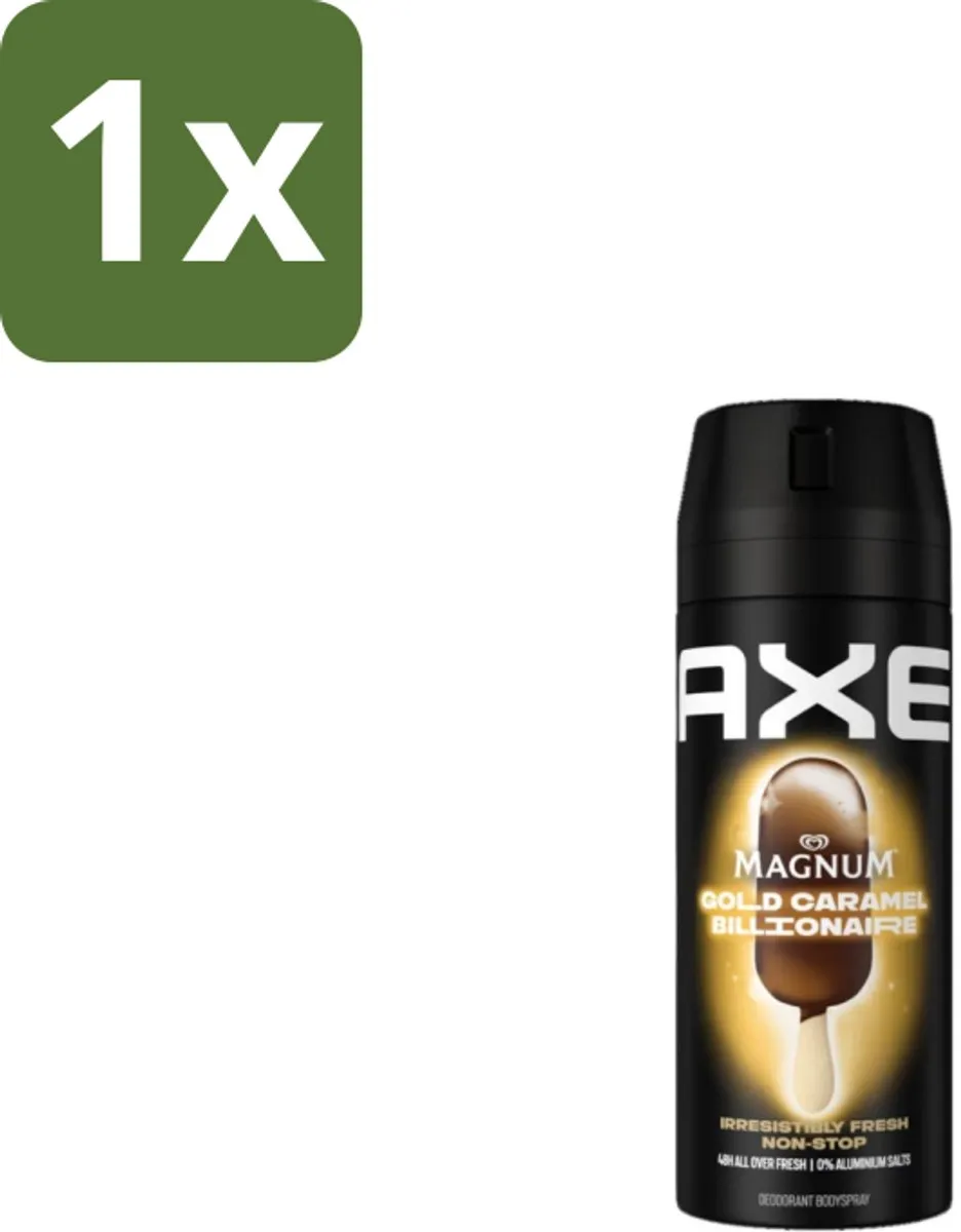 Axe Magnum Gold Caramel Billionaire Bodyspray 150ml