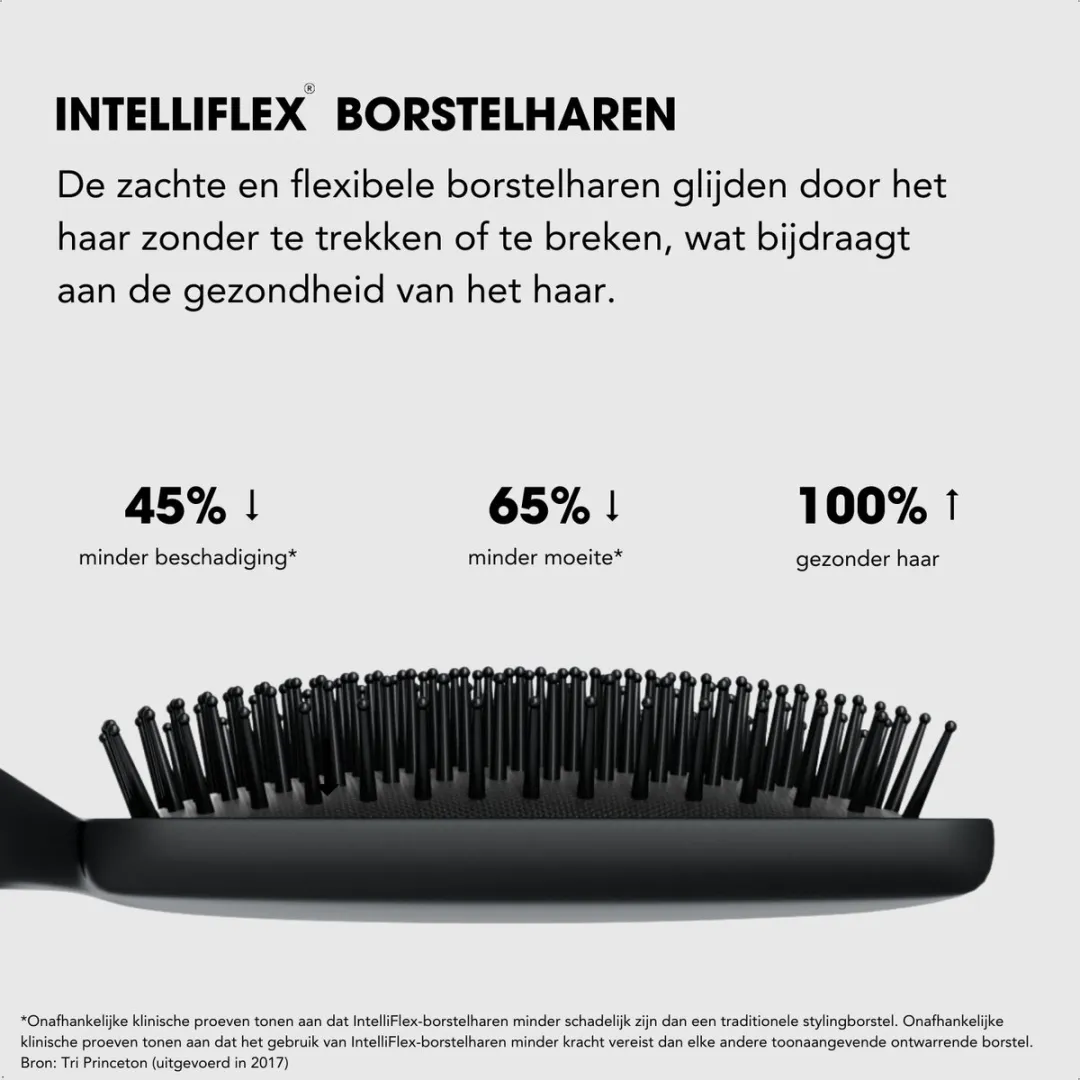 Navado Anti-Klit Haarborstel - Zwart
