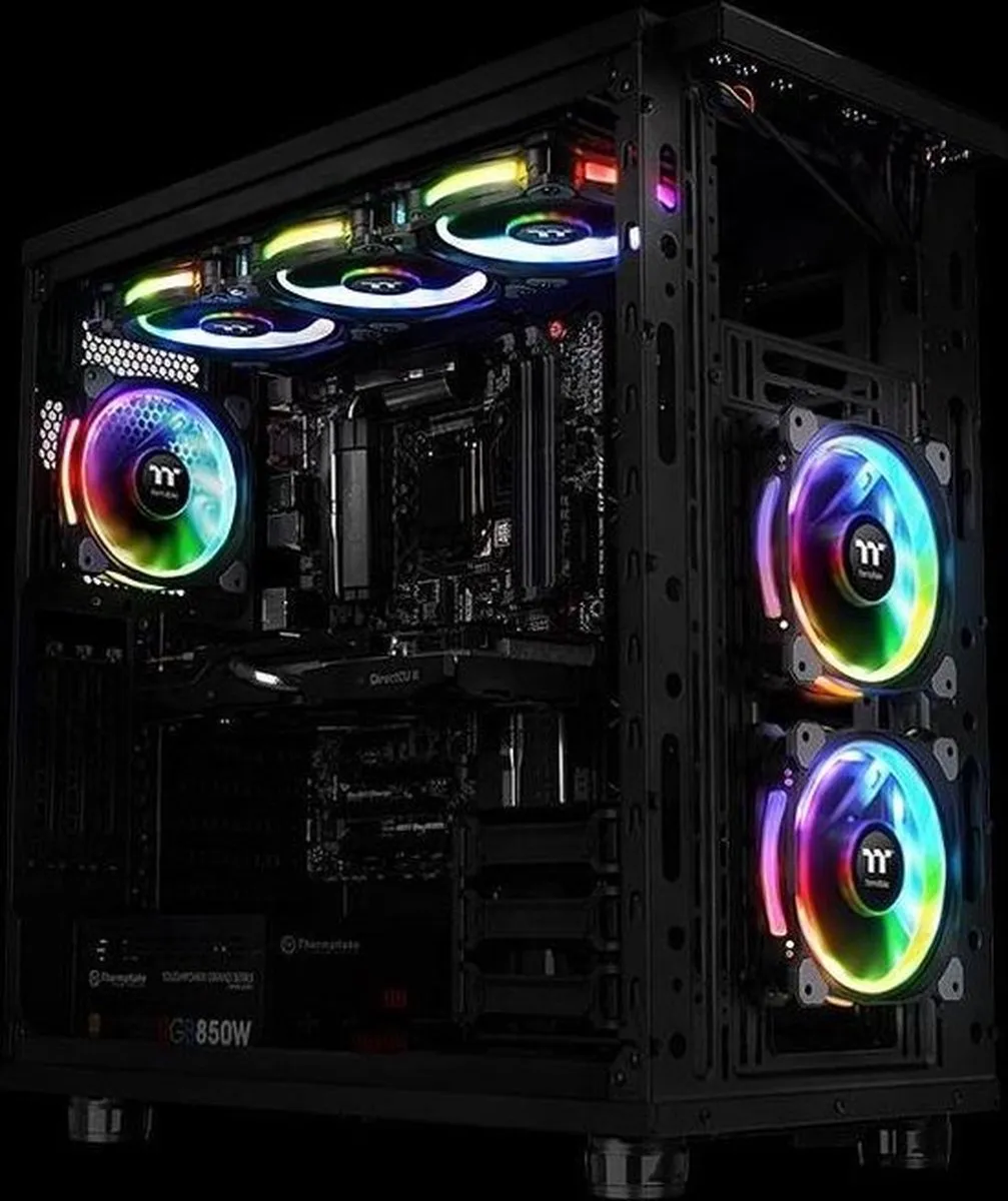 Thermaltake CL-F056-PL14SW-A Ventilator 3x 14cm - Grijs