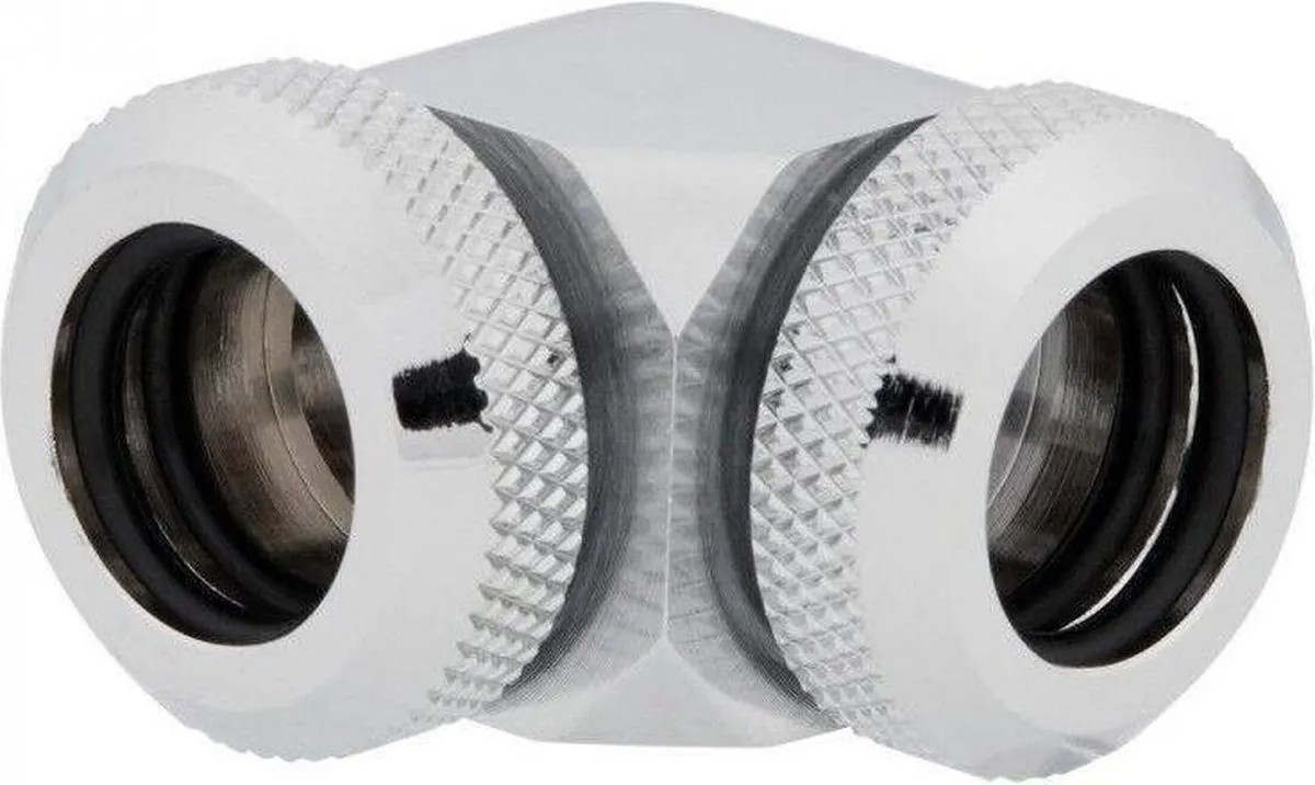 Corsair Hydro X XF Hardline 90° Twin Pack - OD 14mm - Wit