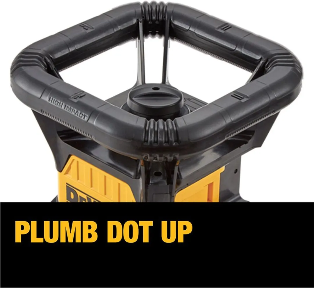DeWALT DCE074D1R-SET Volautomatische roterende laser rood + statief + meetlat 18V XR 2.0Ah in TSTAK