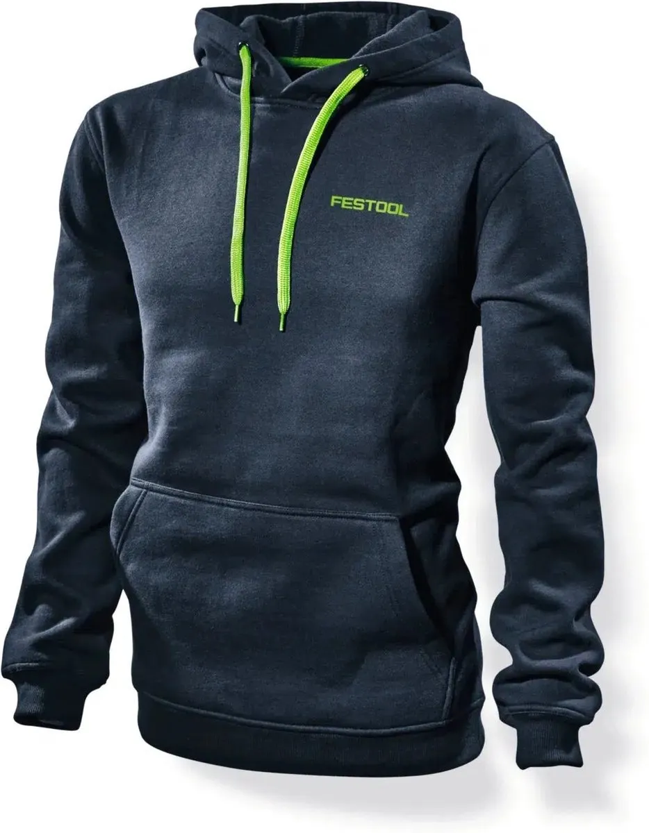 Festool HO-FT2 Trui met Capuchon - L - Blauw/ Groen