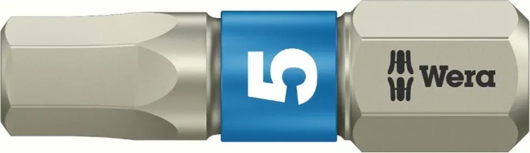 Wera 05071076001 Inbus Bit 6.0x25mm RVS