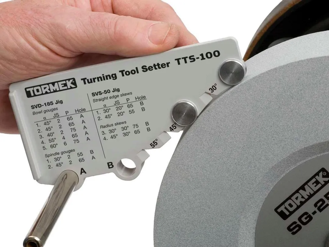 Tormek Hoekinstelmal voor Houtdraaibeitels